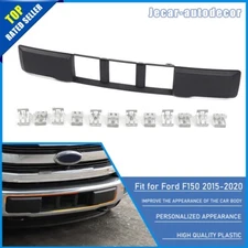 Front Bumper Cover Lower Grille Combo Panel Insert Grill For Ford F150 2015-2017