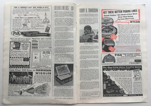 Hunting and Fishing magazine. March 1942. Vintage Hunting, Fishing, Shooting. - Picture 5 of 11