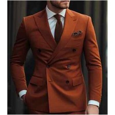 Men's Wedding Suits 2 Piece Formal Business Suit Daily Wear Costume Homme