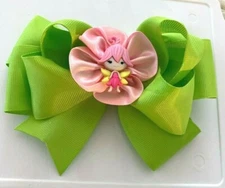 Beautiful Pink Fairy Inspired Hair Bow 