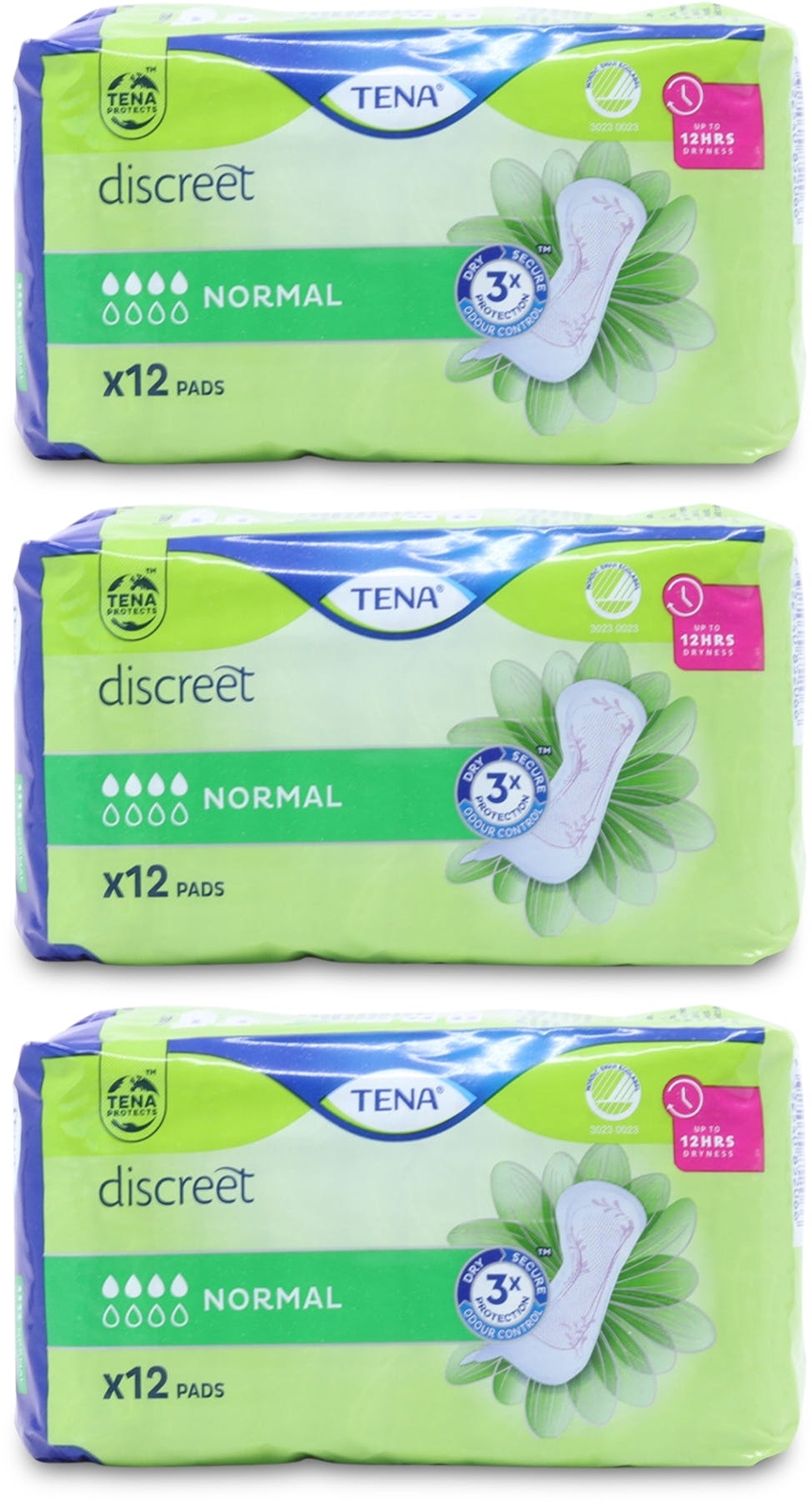 12 x TENA Lady Discreet Normal Bladder Weakness Incontinence Pads | 1 Pack of 12 - Image 5