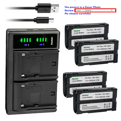 Kastar Battery LTD2 USB Charger for Hitachi VME340A VME340LA VME350A VME368E