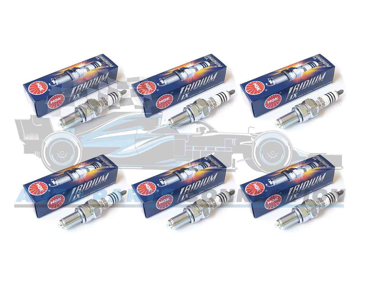 SET OF 6 NGK 6619 IX IRIDIUM SPARK PLUGS GENUINE NEW HIGH PERFORMANCE RACE JAPAN