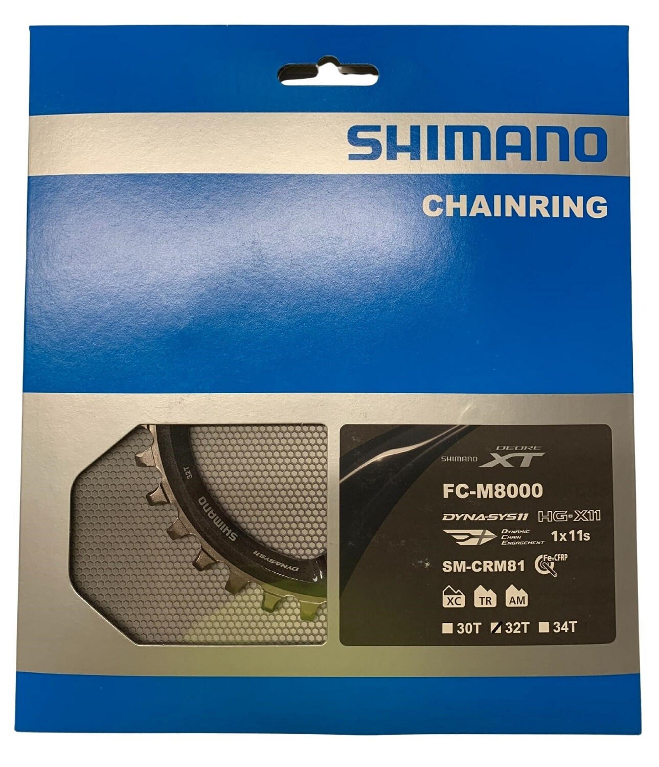 Shimano Deore XT FC-M8000 32T Chainring - 1x11 - 32T - CRM81 - 11 Speed