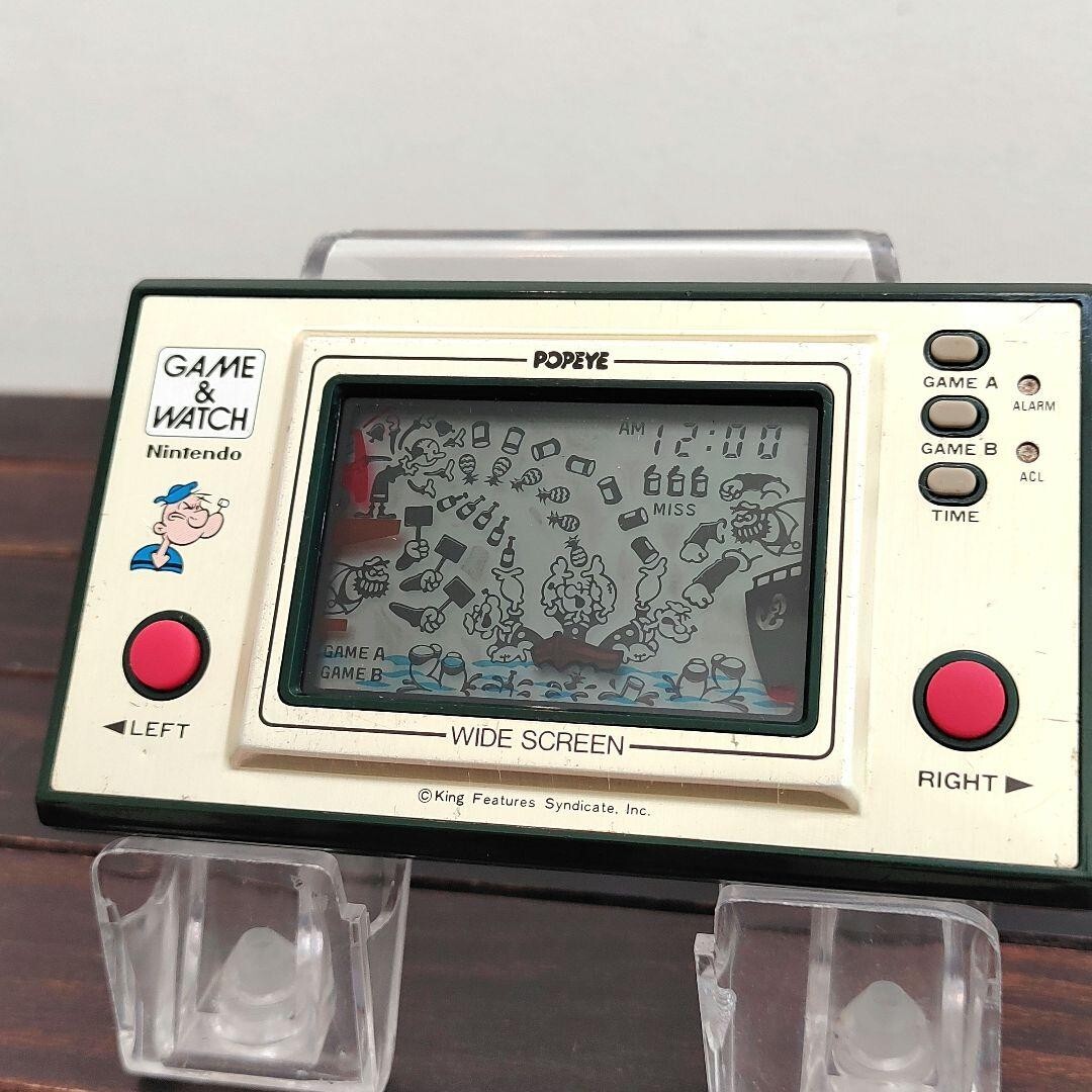 その他 GAME&WATCH POPEYE WIDE SCREEN NINTENDO GAME AND & WATCH Popeye Wide Screen 1981 Direct - From