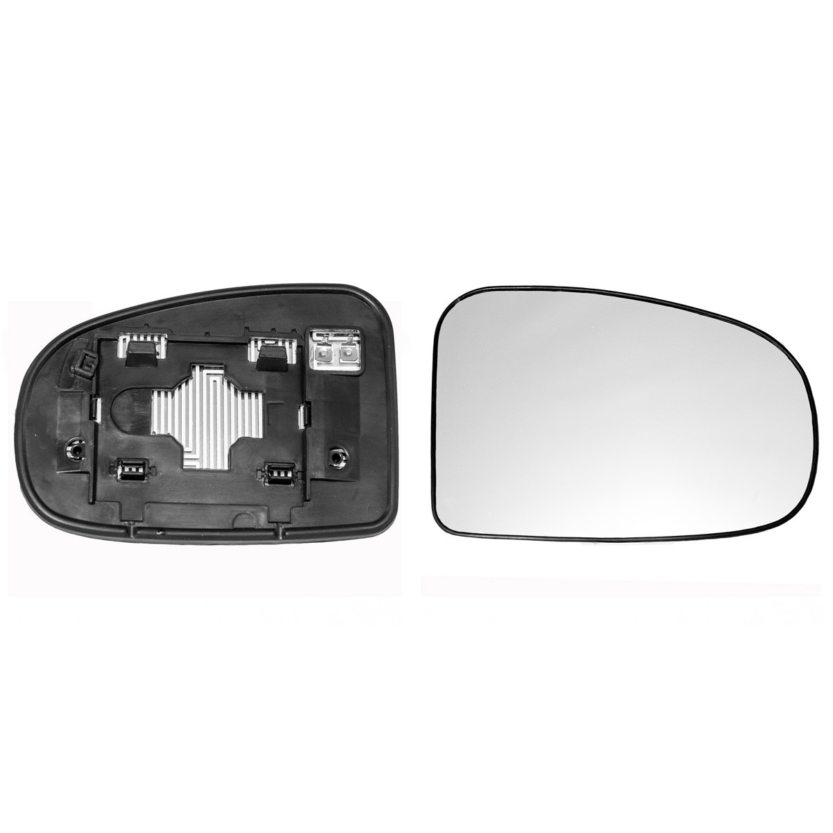 TOYOTA PRIUS 2009->2015 DOOR/WING MIRROR GLASS, HEATED WITH PLATE, RIGHT SIDE