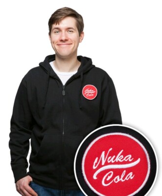 Fallout Patches Hoodie (Unisex, Size XS) Official Bethesda [No Patches Included]