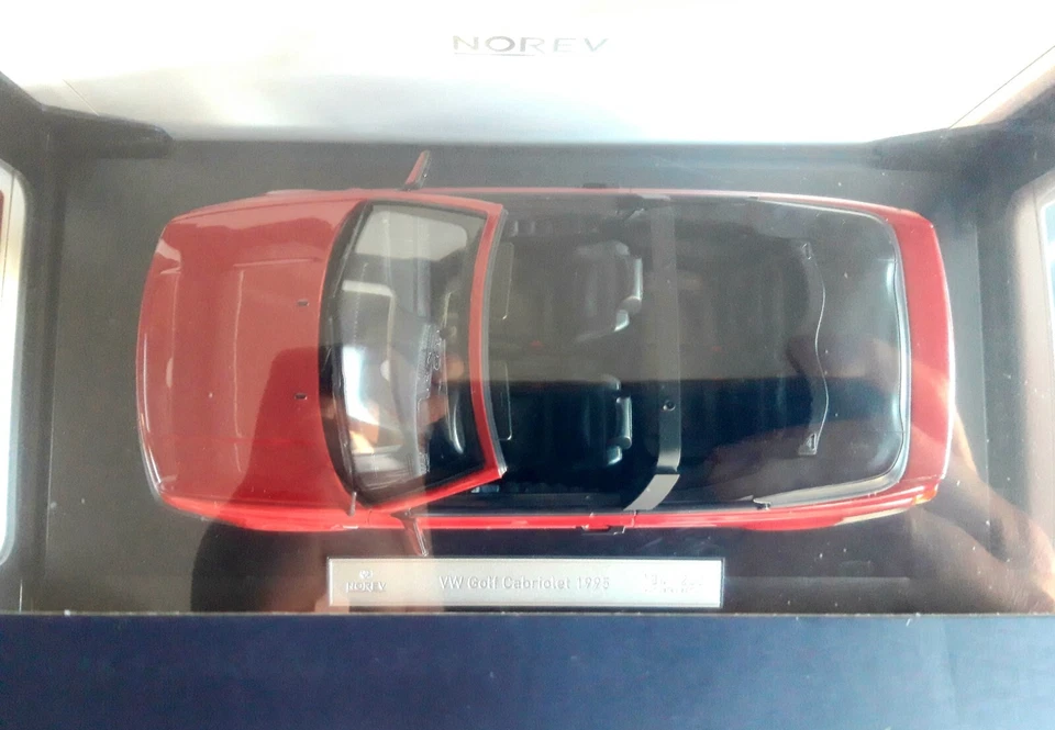 Norev VW Golf 3 Cabriolet 1995 dark red metallic 1/18 Limited 200 pcs. - Immagine 4 di 4