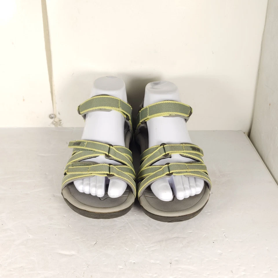 Sandalias deportivas Teva para mujer Tirra US6,5 verdes planas senderismo con tiras Foto 3 de 4