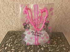 Juicy Couture " Go Couture Yourself" Clear Vinyl Pink Tote Bag Purse NEW HTF
