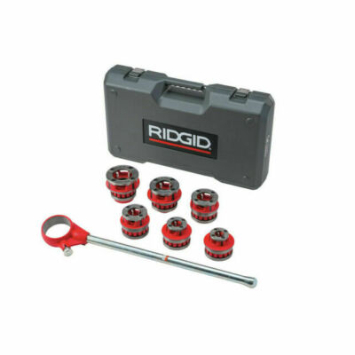 RIDGID 36475 12-R 1/2'' - 2'' NPT Exposed Ratchet Threader Set New In Box