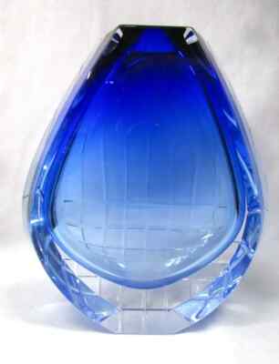 Vintage Baccarat Crystal Neptune Cobalt Blue Vase | eBay Baccarat