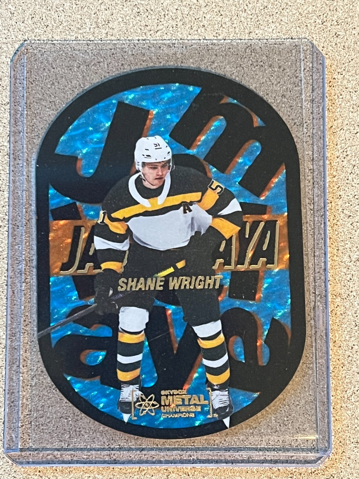 Shane Wright 2021 Skybox Metal Universe Champions Jambalaya SSP Case Hit