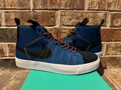 スケートボード Nike SB Zoom Blazer Mid PRM Plus 8.5 New 8.5 Nike SB Zoom Blazer Mid PRM Acclimate Great Outdoors Blue