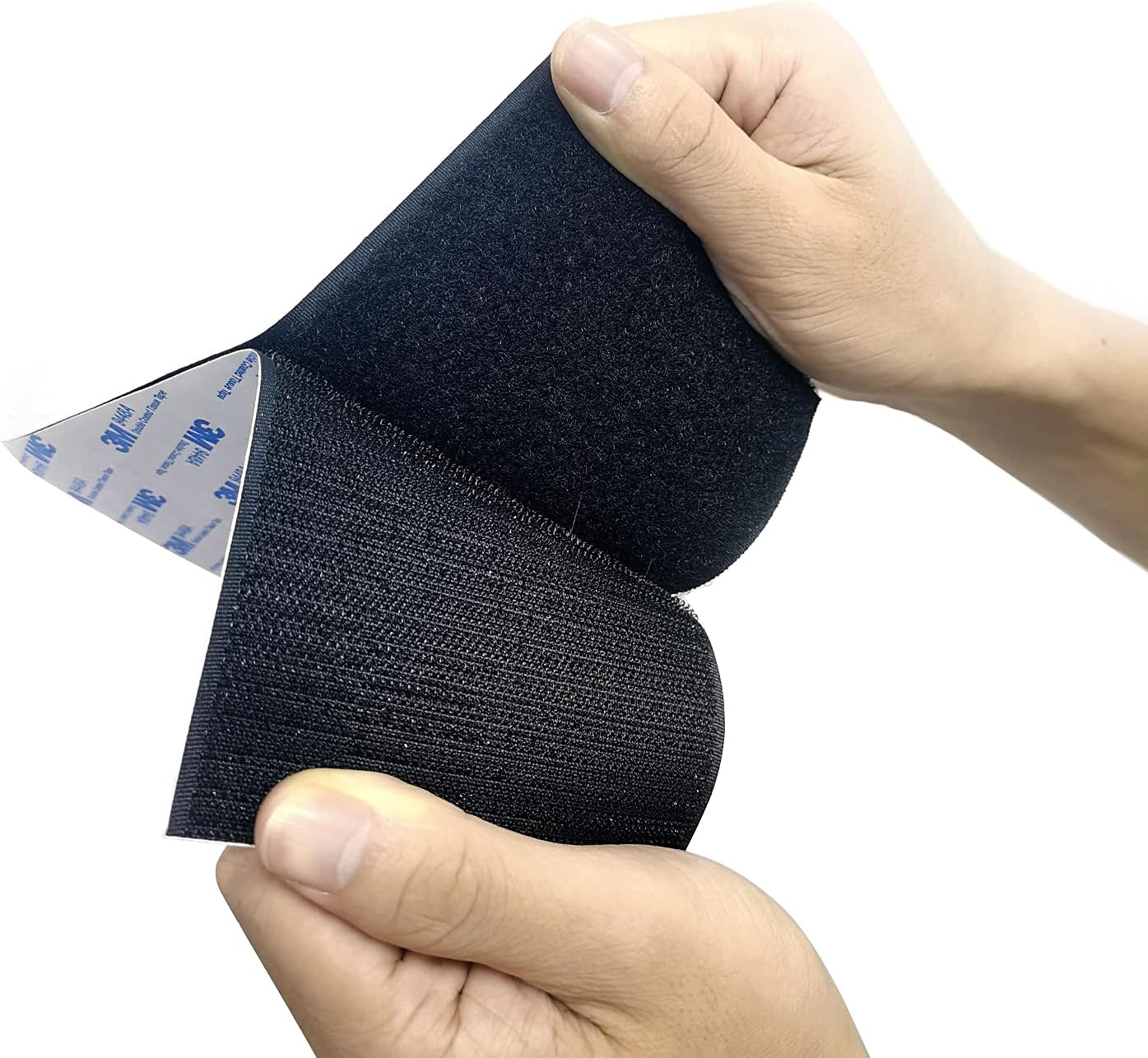 6-Piece Self-Adhesive Hook and Loop Tape, 4x8 Inches, Nylon Fastener Strips-image