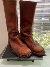 Biltrite Brown Leather Square Toe Dress Boots -USA 9 D - Vintage