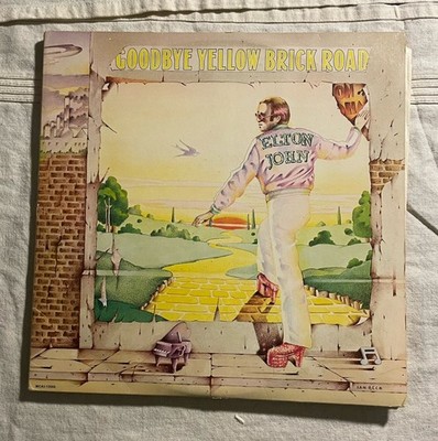 Elton John Goodbye Yellow Brick Road Vinyl LP Record Album Set 1973. Orig. Owner