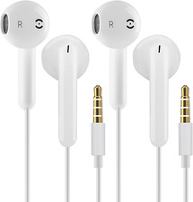 3.5Mm Wired Earbuds In-Ear Headphones, 3.5Mm Jack Earphones with Microphone, Noi