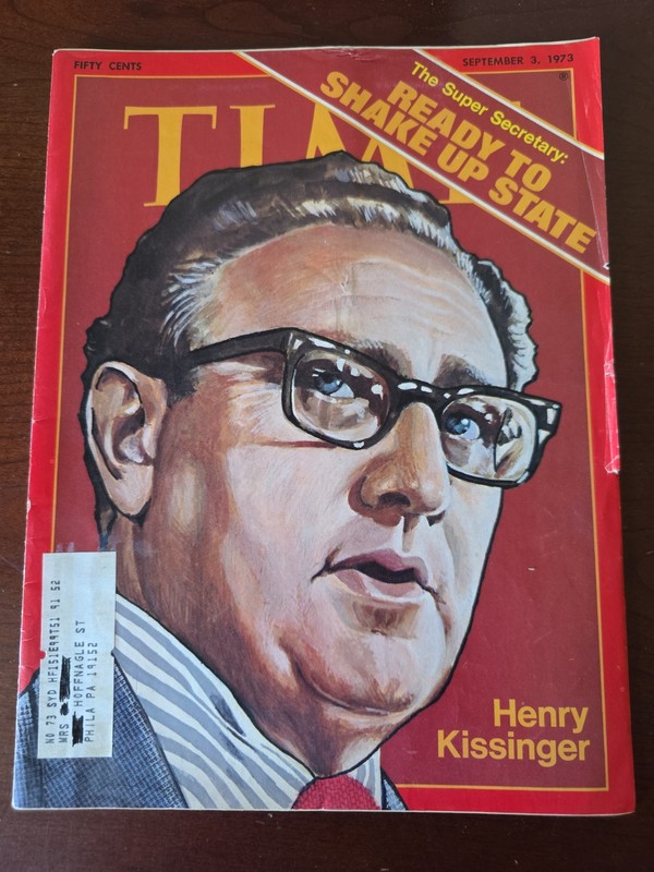 Time Magazine (September 3, 1973) (Henry Kissinger)