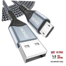 USB to Micro USB Cable0 ft Long 480Mbps Data Transfer 2W Charging, 10 Feet 1