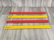4 Pairs Nylon Stick Drumstick 5A Drumsticks Nylon Drum Sticks 2 Different Colors