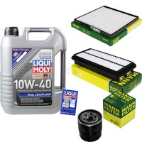 Mann Inspektionspaket 5L Liqui Moly Leichtlauf 10W-40 FüR KIA Picanto 1.1