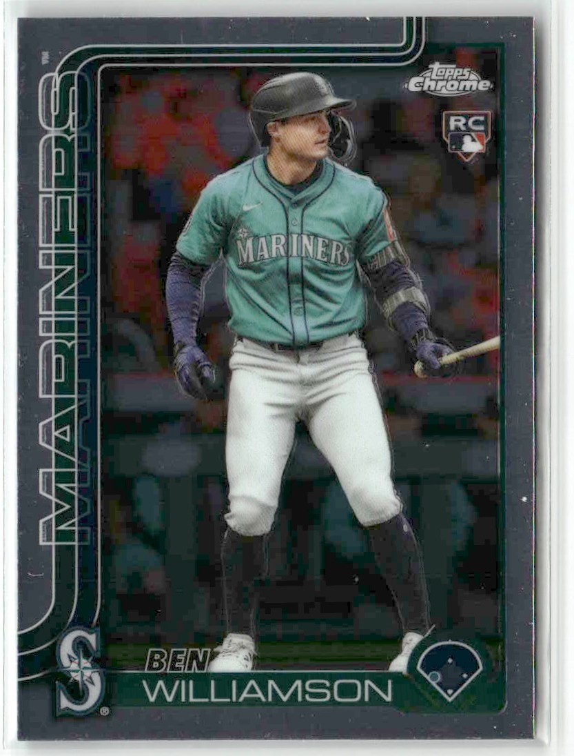 Ben Williamson RC 2025 Topps Chrome Update Seattle Mariners #USC168