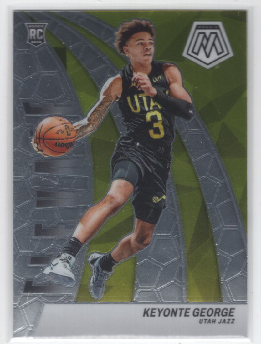 #22 2023-24 Panini Mosaic Elevate Keyonte George Rookie Utah Jazz