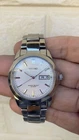 SEIKO SPIRIT 7N48-0AP0 Quartz Day Date Silver Dial Mens Watch Japan Vintage