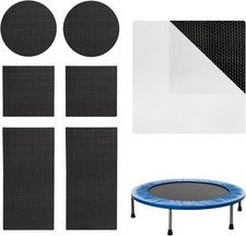 Self-Adhesive Trampoline Patch Repair Kit 3 Shape Patches Black