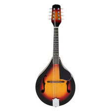 A Style Elegant Mandolin 8 Strings Music Instrument w/Guard Board Sunset Color