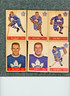10 1957-58 Parkhurst Hockey Cards - Low Grade