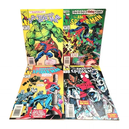Amazing Spider-Man #382 #383 #384 #385 1993-94 Marvel Spiderman Lot Run of 4 ~NM