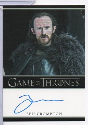 Ben Crompton  Auto Eddison Tollett Game Of Thrones