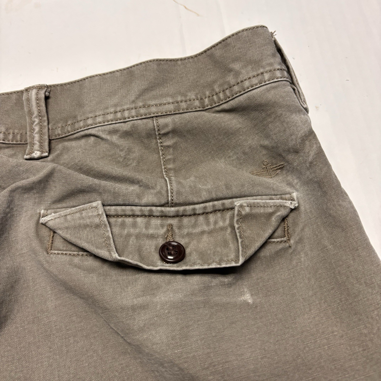 Levis DOCKERS Outdoor Cargo Pants Men 36/34 Gray Canvas Hike Camp Classic Fit thumbnail 21