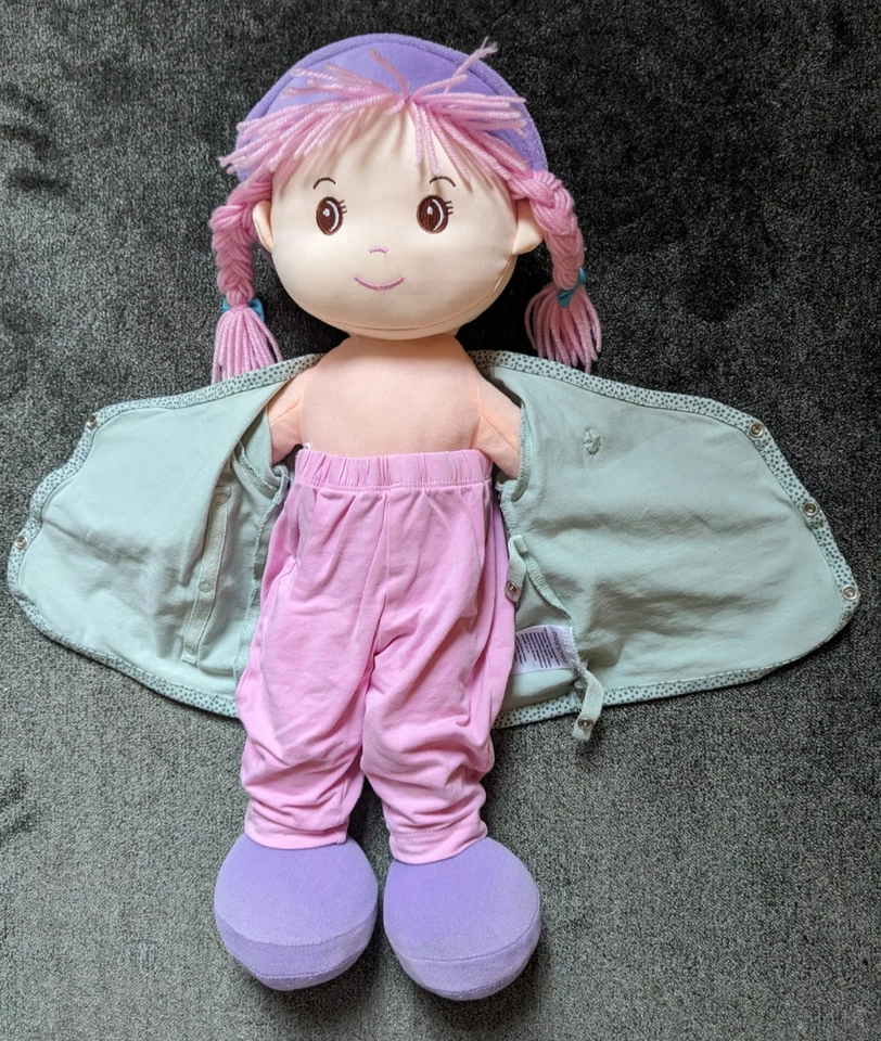 süße Stoffpuppe Kuschelpuppe 52 cm, Schlenkerpuppe - Bild 4 von 4