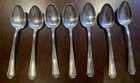 7 TOWLE STERLING SILVER SPOONS LOUIS XIV 1924 Mark R Free Ship USA Start .99