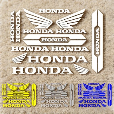 Honda Aufkleber Logo Tank Bike Helm Motorrad Decal Kit