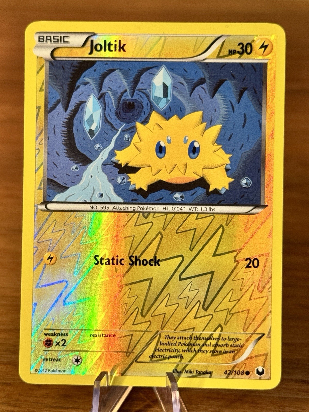 Joltik 42/108 Common Dark Explorers Pokemon Reverse Holo NM