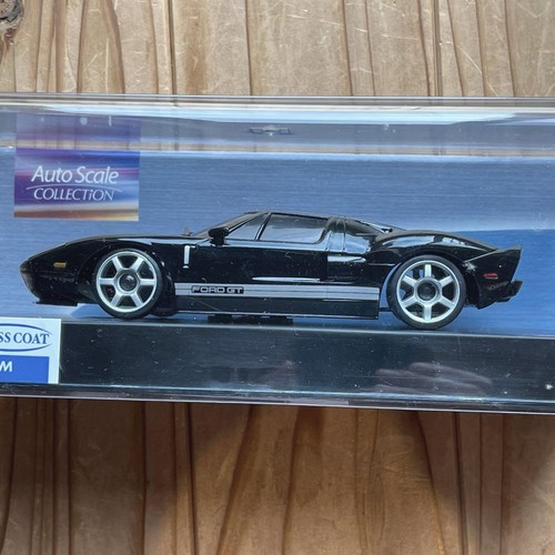 Kyosho Mini-Z Body ASC Ford GT Black/Silver Stripe - Picture 2 of 11