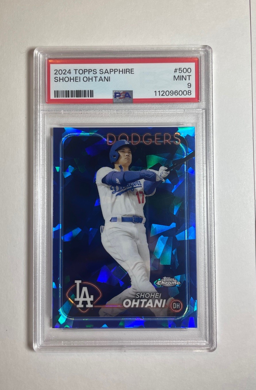2024 Topps Chrome Sapphire Edition - Shohei Ohtani #500 PSA 9 MINT Dodgers MVP