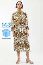 Women ARKET dress white cotton XS
