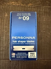Personna Hair Shaper Blades 72 Pack (12x6) Made in USA