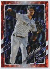 2021 Topps Update #US25 Chi Chi Gonzalez Orange Foilboard #/299 Colorado Rockies