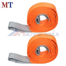 2 Pcs 2" x 10FT Heavy Duty Lifting Sling Strap 18800lbs Capacity Rigging Straps