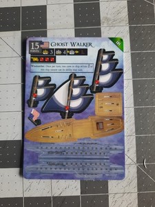 Pirates CSG lot, American, British and French ships, crew, and treasure cards.