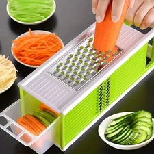 Kitchen Stainless Steel 4-Sided Box Food Grater Vegetable Cheese Slicer Shredder