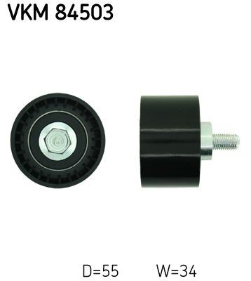 Timing Belt Deflection Pulley/Guide Pulley SKF VKM 84503 Fits Hyundai Kia