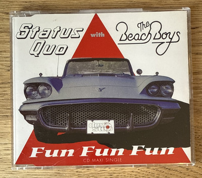 Status Quo With The Beach Boys: Fun Fun Fun 1996 CD Maxi Single *Ex Condition*