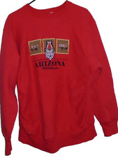 VTG University of Arizona Wildcats Adult Large Sweatshirt Crewneck RED